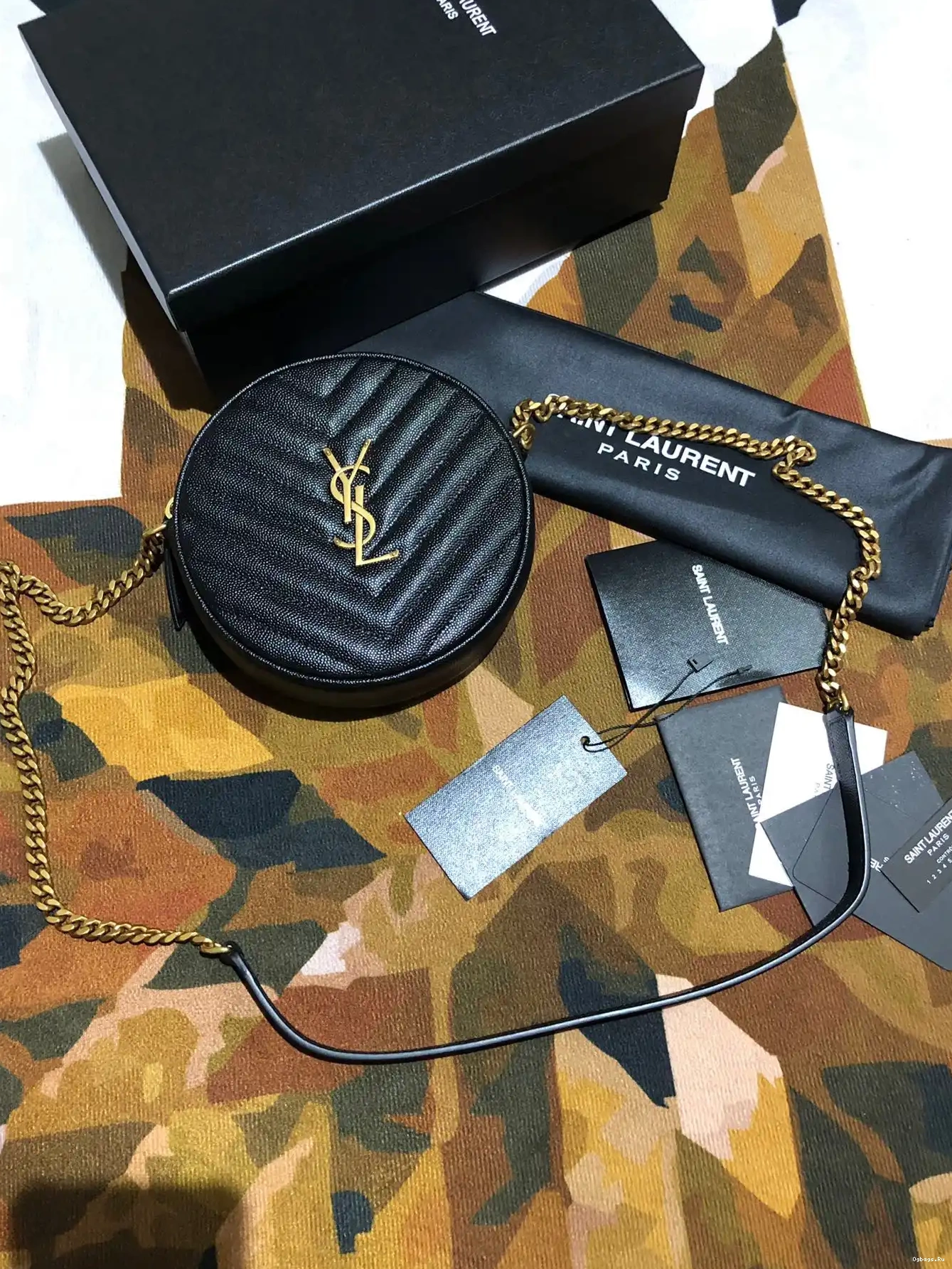 BAG VINYLE CAMERA ROUND YSL 0701